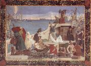 Pierre Puvis de Chavannes, Marseilles,Gateway to the Orient